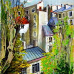 Jardin rue Jacob par Michelle BRUNET-VIDAL