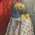 Bouquet de fleurs et citrons