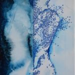 Autoportrait au miroir bleu par DAVID BOURE