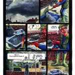BLACK ALLIGATOR (planche N°5 : ancienne pagination avec ancien texte ! RICKY, maçon Rocker ! -2008-2012)