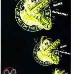 BLACK ALLIGATOR (LOGOTYPE PENTACLE & PENTAGRAMME)