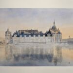 Château de Chantilly à l'aurore