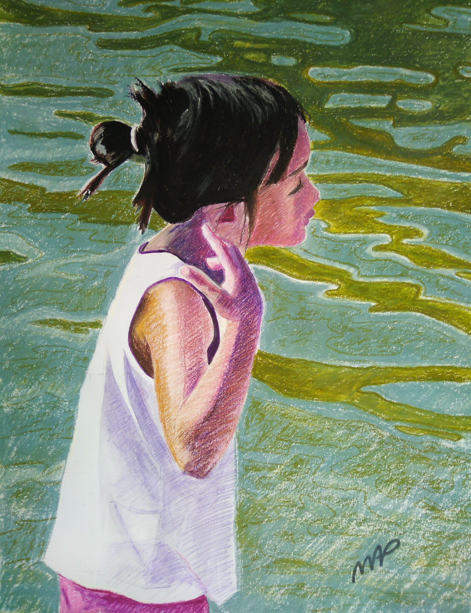 la-petite-fille-songeuse-au-bord-de-leau-n1