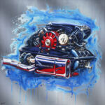 PORSCHE 911 4 BD par SANDRINE BLONDEL