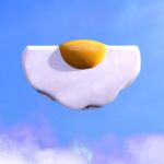 L\'oeuf plié