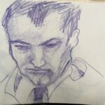 Portrait dans le métro