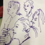 Portraits dans le métro