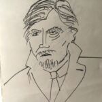 Portrait dans le métro
