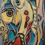 28 assise dans le bleu, l'eternité épouse nos destinées