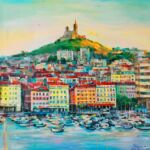 Le Vieux-Port de Marseille à l’aube par Marina DEMARIS