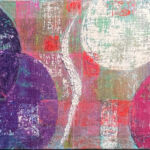 Abstraction à lapalette chaude par Hélène DAVID-DUBRANA