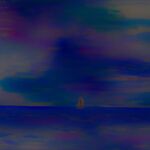 AURORE BOREALE RUBAN BLEU
