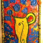 "Vase jaune" (sept 2025) par LALDJI