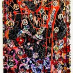 "Messagerie rouge grenade" (mai 2026) par LALDJI