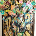 Titre : "Vase fleurs" (oct 2025) par LALDJI
