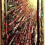 "Champ solaire" (mars 2026) - Dim : 48 x 35 cm par LALDJI