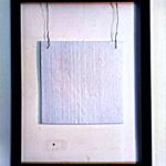 "Carré blanc sur mur blanc" (mars 2026) par LALDJI