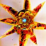 Titre : "Fleur solaire murale" (sept 2026) par LALDJI