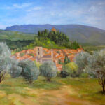 Forcalquier aux oliviers - 10F -46x55 par Patrick CIUTI