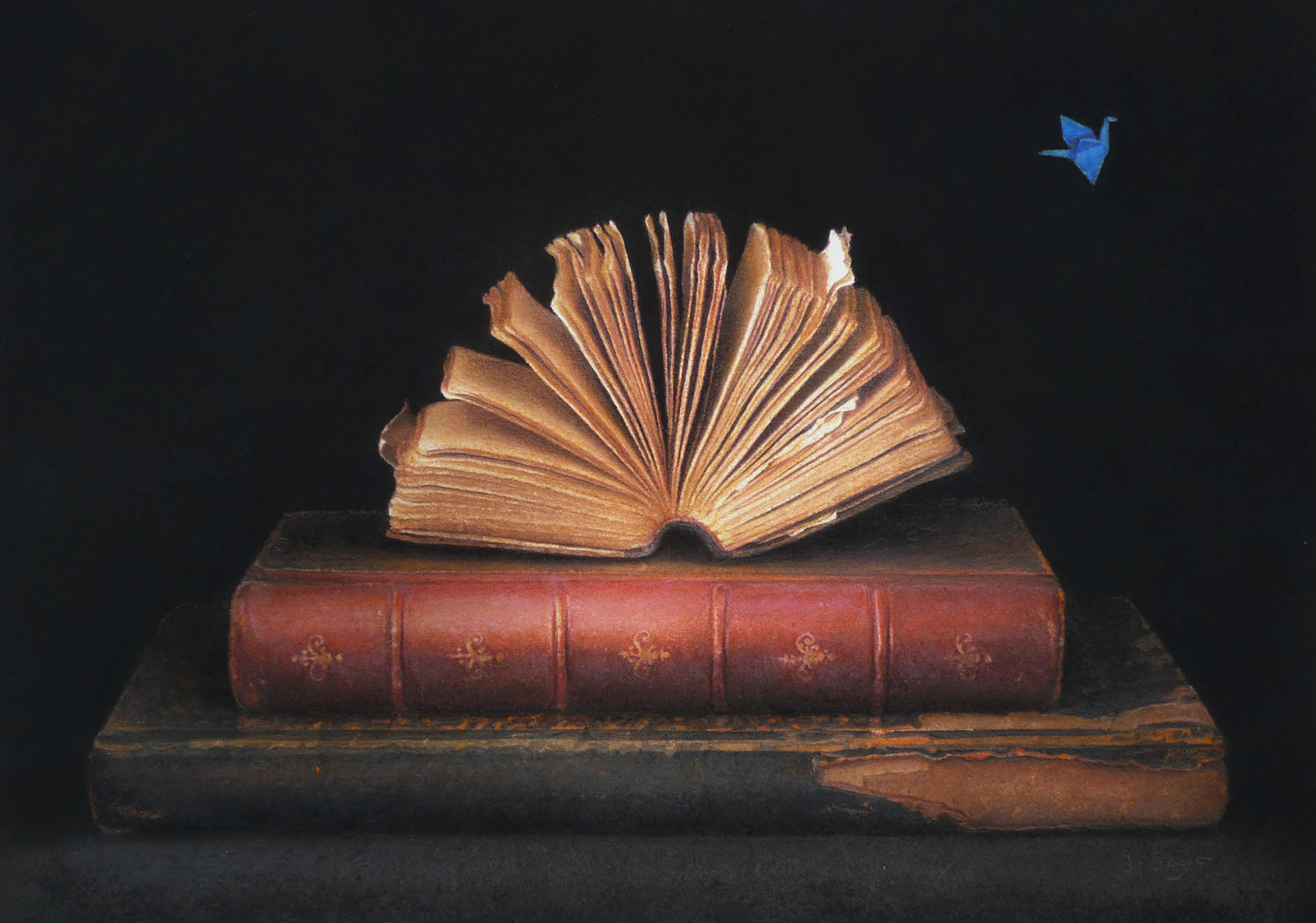 cocotte-bleue-38x28-jean-gaya