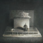 Toupie et deux cocottes - 39 cm x 30 cm par Jean GAYA
