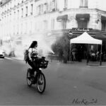 Dame à Velo