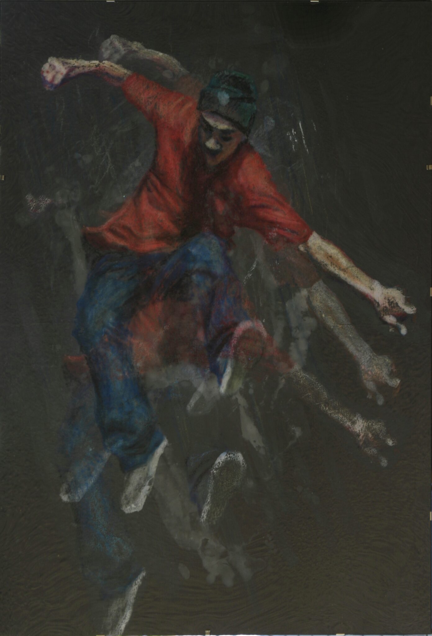 chutes-et-sauts-t-shirt-rouge