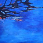 lumières de Pont Aven hommage à andré Potin 114x146 cm