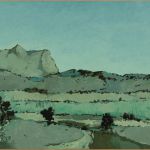 La montagne Sainte-Victoire (Face nord) Le printemps. par Don Jacques Ciccolini