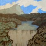 Sainte-Victoire, la digue du barrage Zola ( La modification 3 ) par Don Jacques Ciccolini