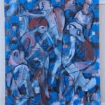 Metro, ligne 1 (54x65 cm) par BERBAIN Carine