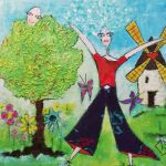 Le printemps du moulin par CORINNE BERTHEAS