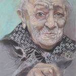 Esquisse de femme âgée