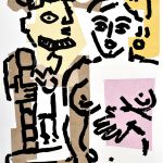 Acrylique et collages