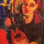 Frédérique et la mandoline par Jean-Pierre VALAT