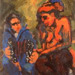 Danseuse et musicien