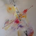 Violons par Mireille Printemps