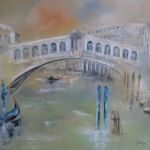 Venise - pont du Rialto par Mireille Printemps
