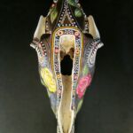 Crâne fleuri par Joan Breuil