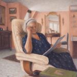 La lecture au salon par Maxence RAFFI