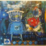 b1-La poésie-1mx1m-huile sur toile-2013-2000€