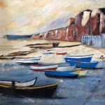 les falaises à YPORT HST 53x72 cms