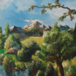La branche sur le lac par DONIN Marie