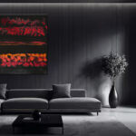 Between the reds in situ par OLIVIER WALDBERG