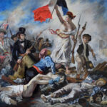 Copie de \"La liberté guidant le peuple\" d\'après Eugène Delacroix par Tatiana Pivovarova
