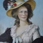 Handmade Realistic Portrait painting, oil on canvas painting from photo par Tatiana Pivovarova