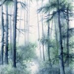 Sous-bois par Jocelyne OLIVIER LABROSSE