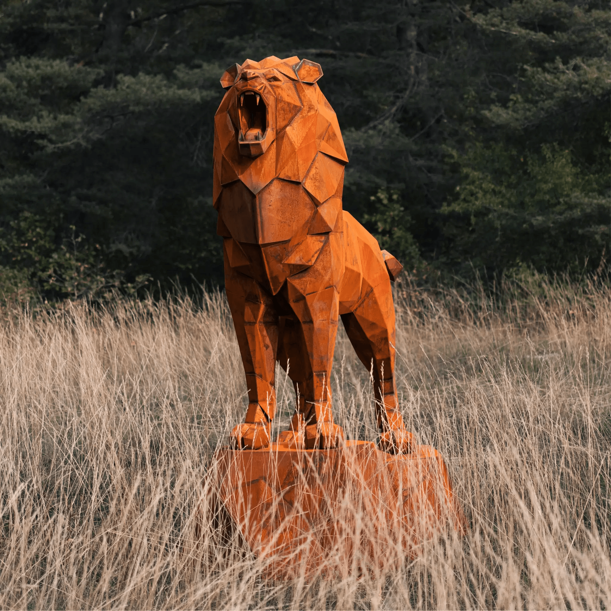 sculpture-xxl-dun-lion-en-acier-corten-pour-exterieur-statue-lion-en-metal