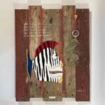 tableau-poisson-zebre-art-Zebra Mordra-1