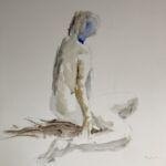 Visage bleu par Françoise Bancon